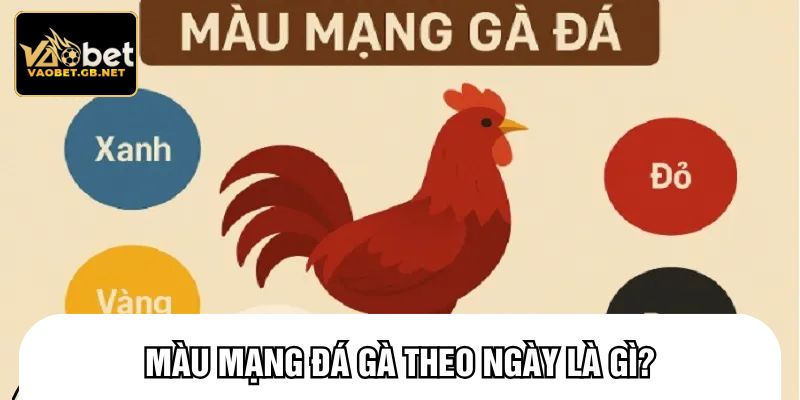 Màu mạng đá gà theo ngày là gì?