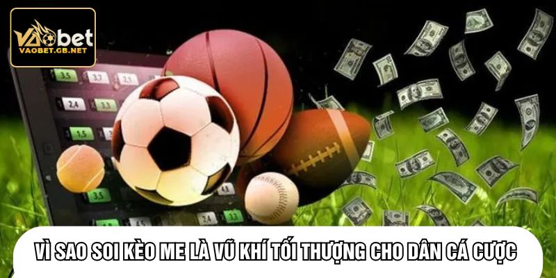 Vì sao soi kèo me là vũ khí tối thượng cho dân cá cược